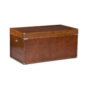 Home Decorators Collection Steamer Walnut Trunk Cocktail Table CK4191