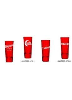 Trueblood Red 4 Pack Shooters Shot Glasses Kitchen & Dining
