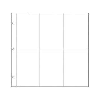 Bulk Buy American Crafts Photo Protectors With Sleeves 12'X12' Sheet 10 Pkg Holds 4x6 Photos Vertical (3 Pack)
