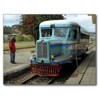 Madagascar Railways, Michelin Railbus ZM 516 Post Cards