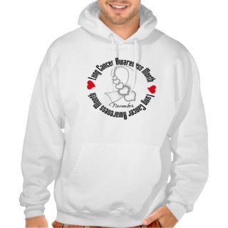 Ribbon of Hearts   Lung Cancer Awareness Month Hoody