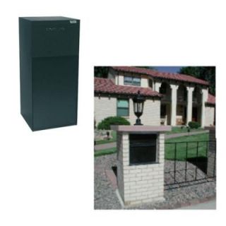 dVault Curbside Mail and Package Delivery Vault Black Locking Mailboxes DVCS0020 1