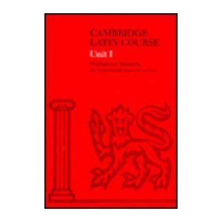 Cambridge Latin Course Book I Worksheet Masters (9780521458498) Cambridge School Classics Project Books