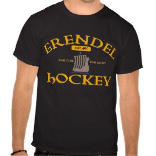 Grendel's Cave Real Olde Time Hockey T Shirt Dark