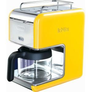 DeLonghi kMix 5 Cup Coffee Maker in Yellow DCM02YE