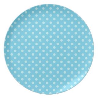 DIY Turquoise Polka Dot Background Gift Plates
