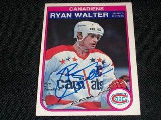 Montreal Canadiens Ryan Walter Auto Signed 1982/83 OPC O Pee Chee Card #194 K Sports Collectibles