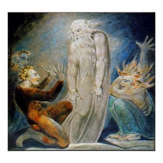 William Blake Poster Print Witch of Endor