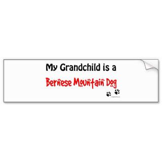 Bernese Grandchild Bumper Sticker