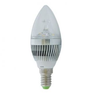 Generic 3w LED Candle Bulb, 100 240v Ac, E14 Lamp Base, Warm White 3000k, 195 Lumen   Led Household Light Bulbs  
