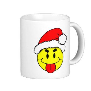 Christmas Smiley Season's Greetings Coffee Mug
