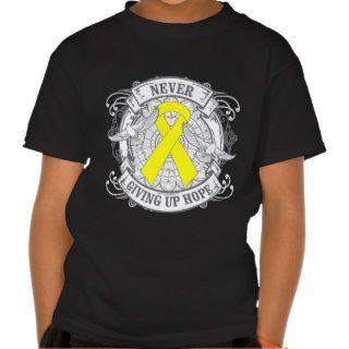 Sarcoma Never Giving Up Hope T Shirts