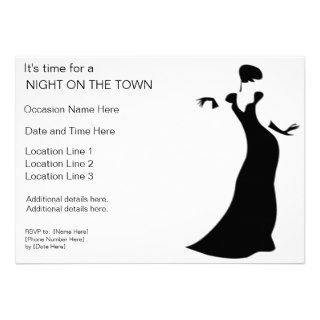 Night on the Town Invitations