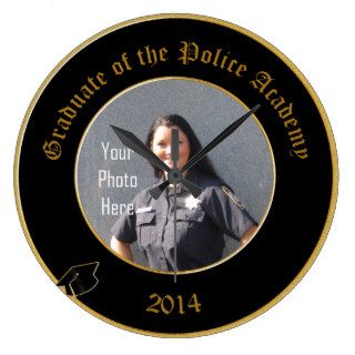 2014 Police Academy Graduation Wall Clock