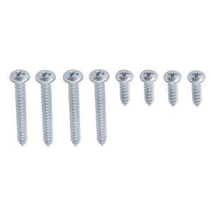 Closet Max Platinum Shelf Bracket Mounting Screws (8 Pack) CD 0047 PM
