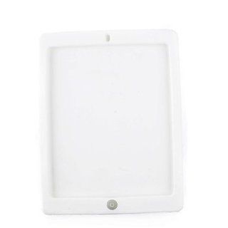 Soft Silicon Case for iPad 2 with One Button (White) Electronics