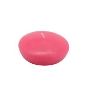 Zest Candle 3 in. Hot Pink Floating Candles (Box of 12) CFZ 070