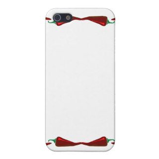 Chili peppers end to end frame graphic iPhone 5 case