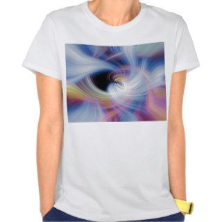 Abstract Swirls in Pink, Blue, and Orange T Shirt
