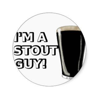 Stout Guy Image Stickers