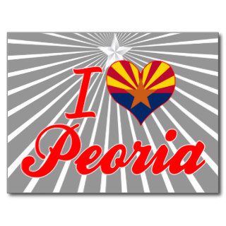 I Love Peoria, Arizona Postcards
