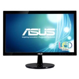 Asus VS207D P 19.5 Widescreen LED Monitor 169 5ms 1600x900 250 Nit VGA Black Computers & Accessories