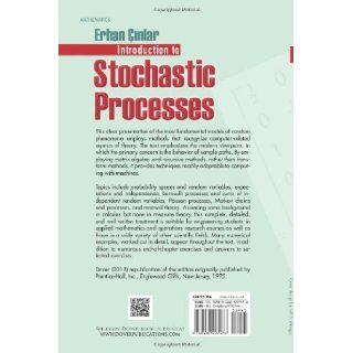Introduction to Stochastic Processes (Dover Books on Mathematics) Erhan Cinlar 9780486497976 Books