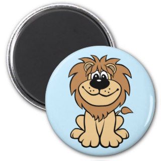 Funny Lion Magnets