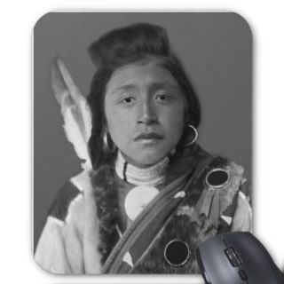 Chinook Native American Man Mouse Pad