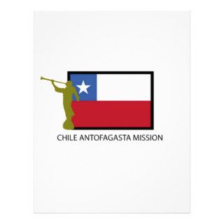 Chile Antofagasta Mission LDS CTR Personalized Letterhead