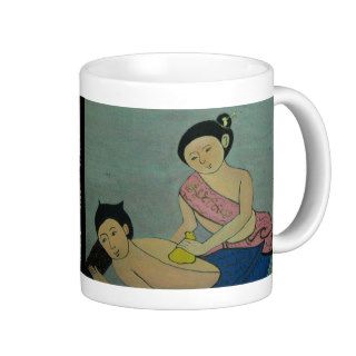Thai Traditional Massage 2011 2554 Calendar Coffee Mugs