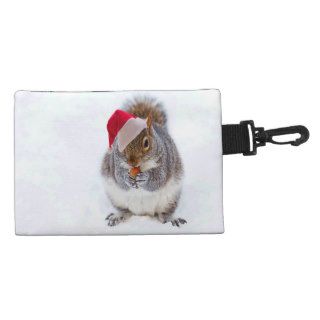 Holiday Squirrel Accessories Bags