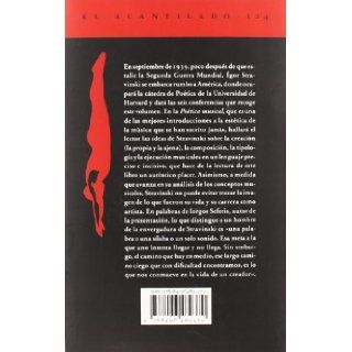 Poetica Musical (Spanish Edition) Igor Fiodorovich Stravinsky 9788496489370 Books