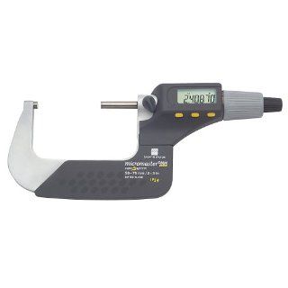 Brown & Sharpe 599 127RS Digital Micromaster Outside Micrometer, IP54, RS 232 Output Inch, 2 3" Range, 0.0002" Graduation, +/ 0.0002" Accuracy, RS 232 Output