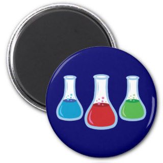 Science Flasks Fridge Magnets