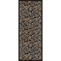 Woven Viscose Afreen Onyx Runner Rug (2'2 x 5') Runner Rugs