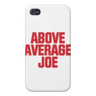 Above Average Joe red Covers For iPhone 4