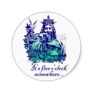 It's Five O'clock Somewhere Stickers