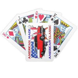 American Made 50s Muscle Car Playing Cards