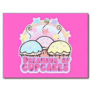 dreaming of cupcakes post cards