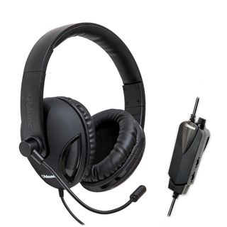 SYBA Oblanc Black Cobra510 5.1 Channel Over Ear Headset with Boom Mic Oblanc Headsets & Microphones