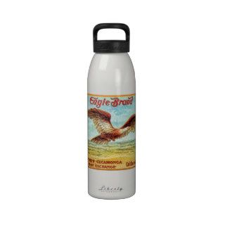 Eagle Brand Fruit Crate Label Reusable Water Bottles