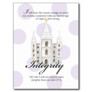 YW Value Card  Integrity Postcards