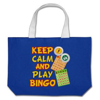 Keep Calm and Play Bingo Tote Bag