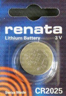 One (1) X Renata Cr2025 Lithium Watch / Key / Gadget Battery 3V Blister Packed Watches