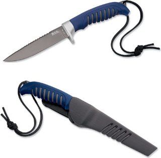 BUCK 221 SILVER CREEK BAIT KNIFE 4 3/8"  Hunting Fixed Blade Knives  Sports & Outdoors