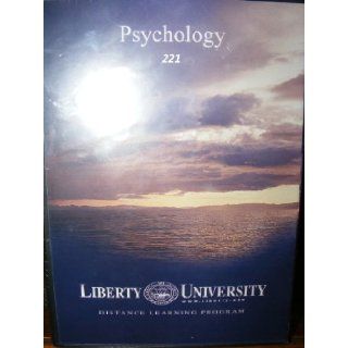 Liberty University Distance Learning Psychology 221 Discs (PsychologyChildren/Adolescent) Liberty University Books