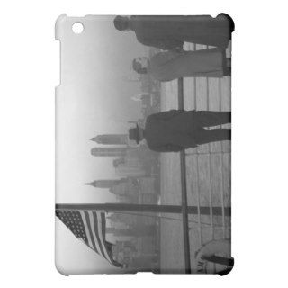Lower Manhattan SS Coamo Leaving City iPad Mini Cases