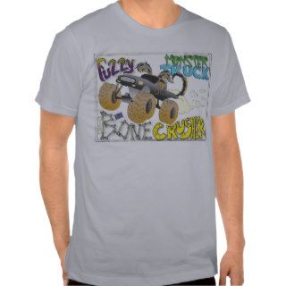 Fuzzy Monster Truck "The Milk Bone Crusher" Shirts