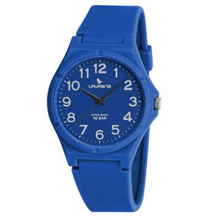 Laurens Kids' Italian Design Blue Rubber Analog Watch Laurens Girls' Watches